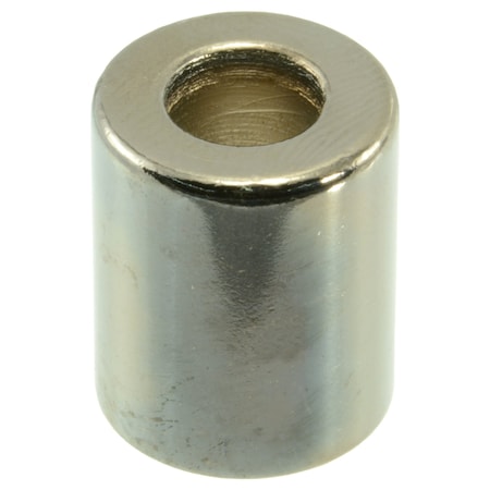 Midwest Fastener Round Spacer, Black Chrome Steel, 3/4 in Overall Lg, 5/16 in Inside Dia, 3 PK 34053
